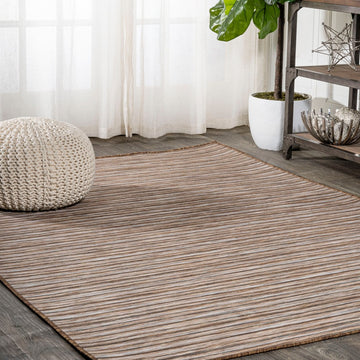 Finn-2 Modern Farmhouse Pinstripe Area Rug